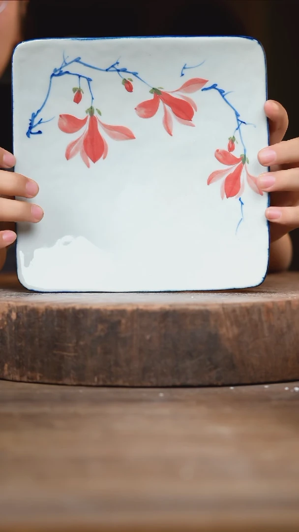 瓷片景德镇高温釉下彩（食品级）