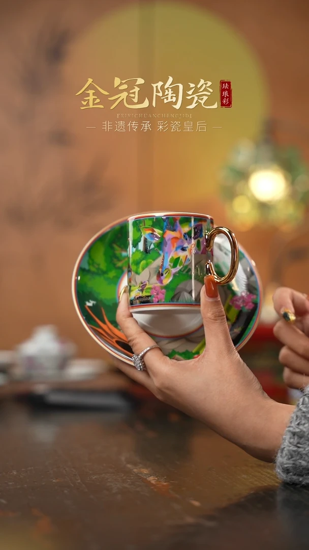 兰博基尼联名咖啡杯【一杯一碟】礼盒装