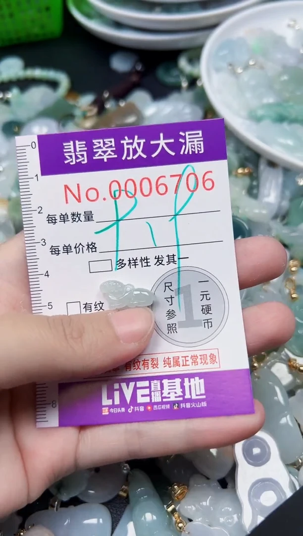 颈饰未镶嵌翡翠6706