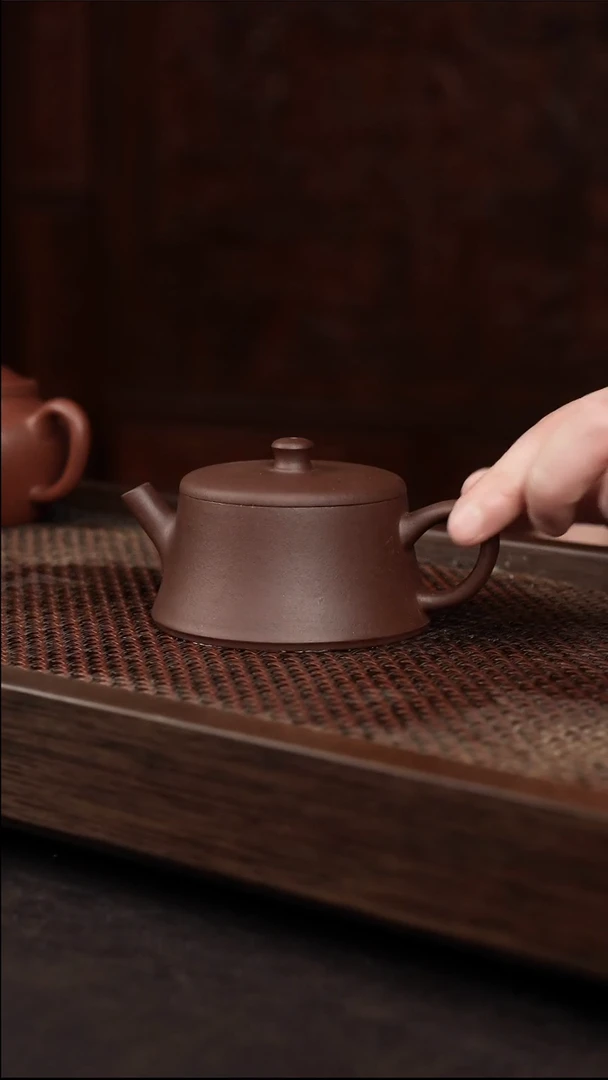 茶壶紫砂紫泥云柱