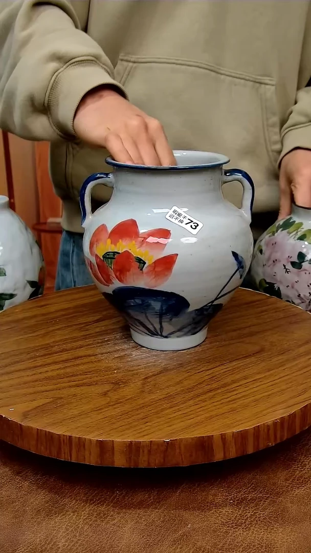 杯子陶景德镇手工手绘釉下彩陶瓷
