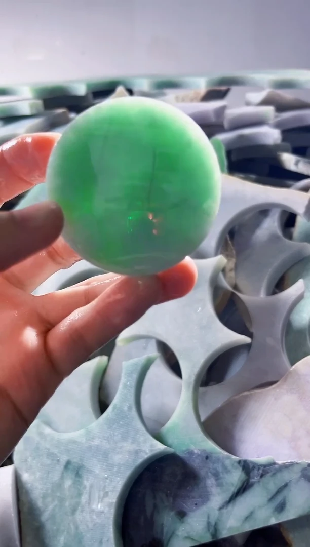 裸石翡翠缅甸翡翠A货文361