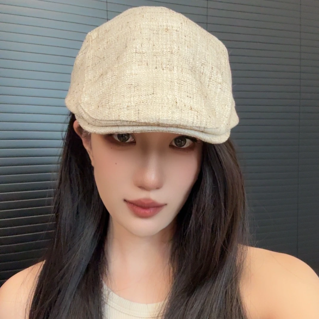 薄款棉麻前进帽！夏季透气百搭显脸小前进帽