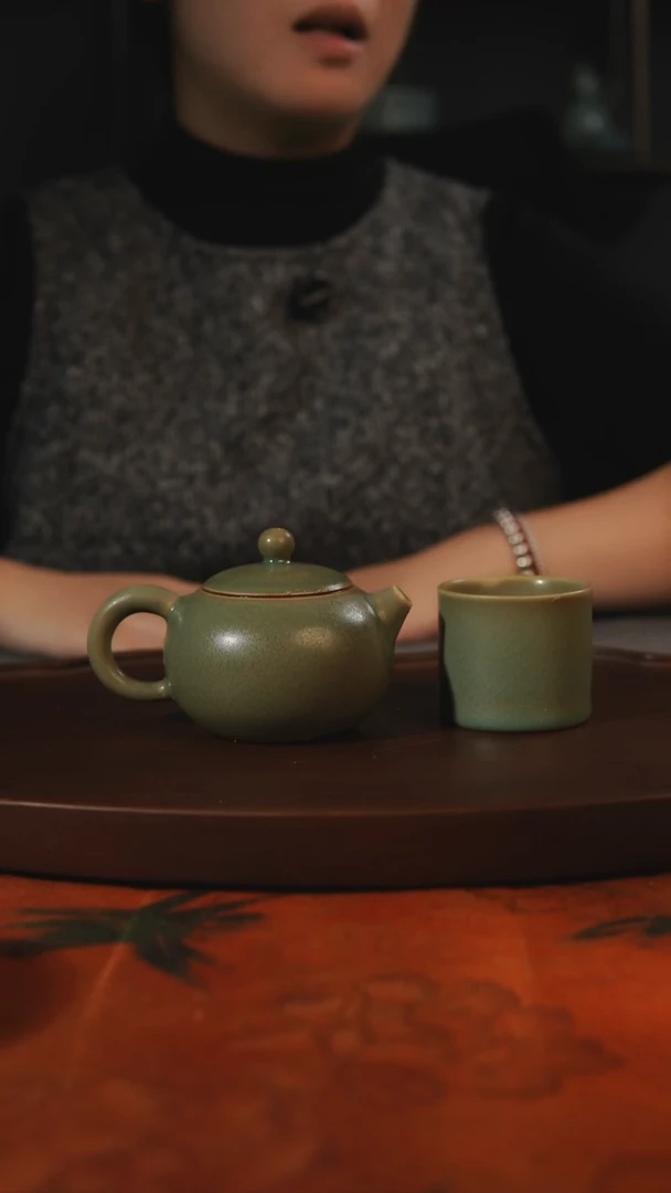 杯子y*秋西施  柴烧全品一级 汝州原产地原矿仿古老釉