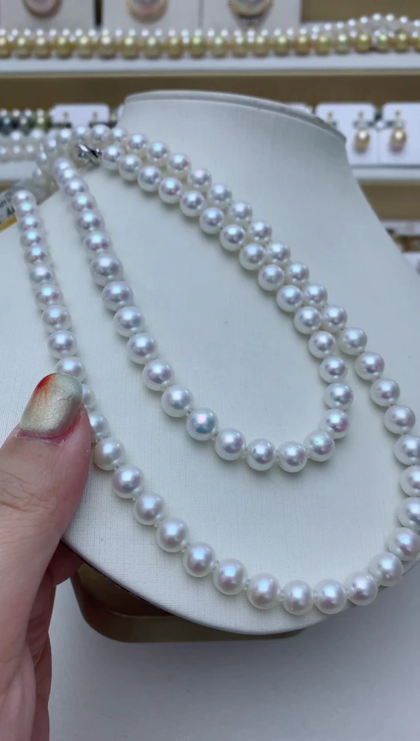 【闪购商品】淡水珍珠项链未镶嵌q87 多样性发其一