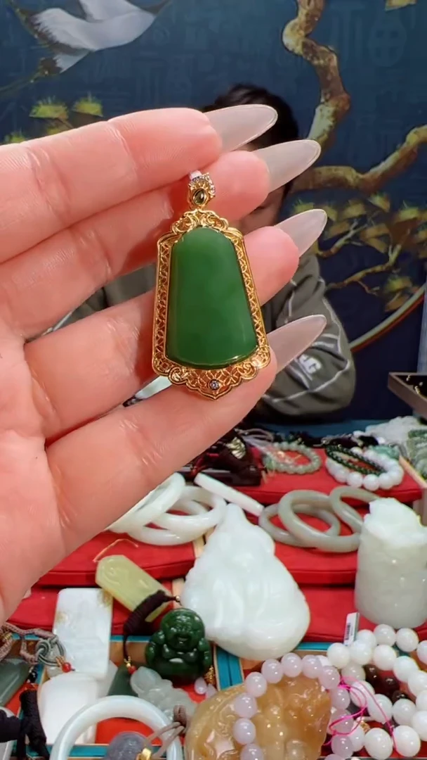 【闪购商品】和田玉吊坠未镶嵌1