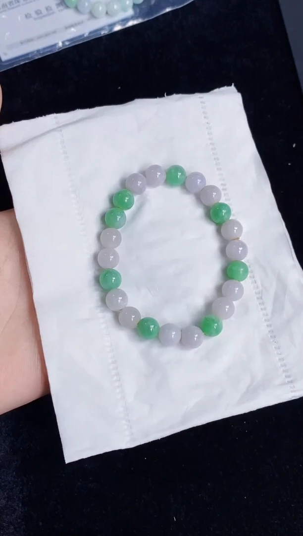 未镶嵌手串翡翠134天然缅甸翡翠A货一物一证