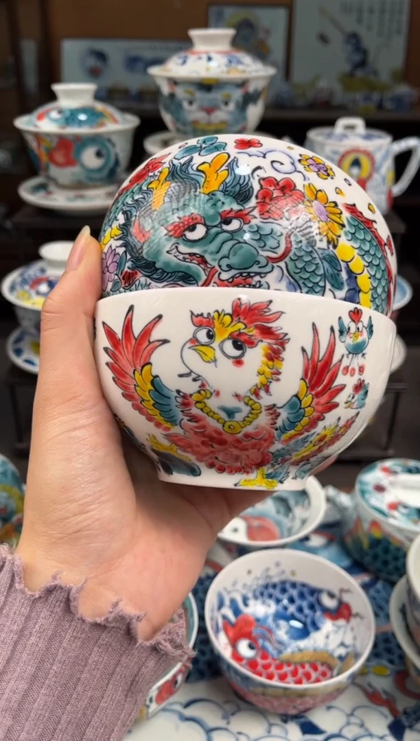 拙明院（宠粉价格）一对米饭碗