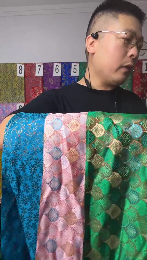 混纺织锦缎60公分  宽