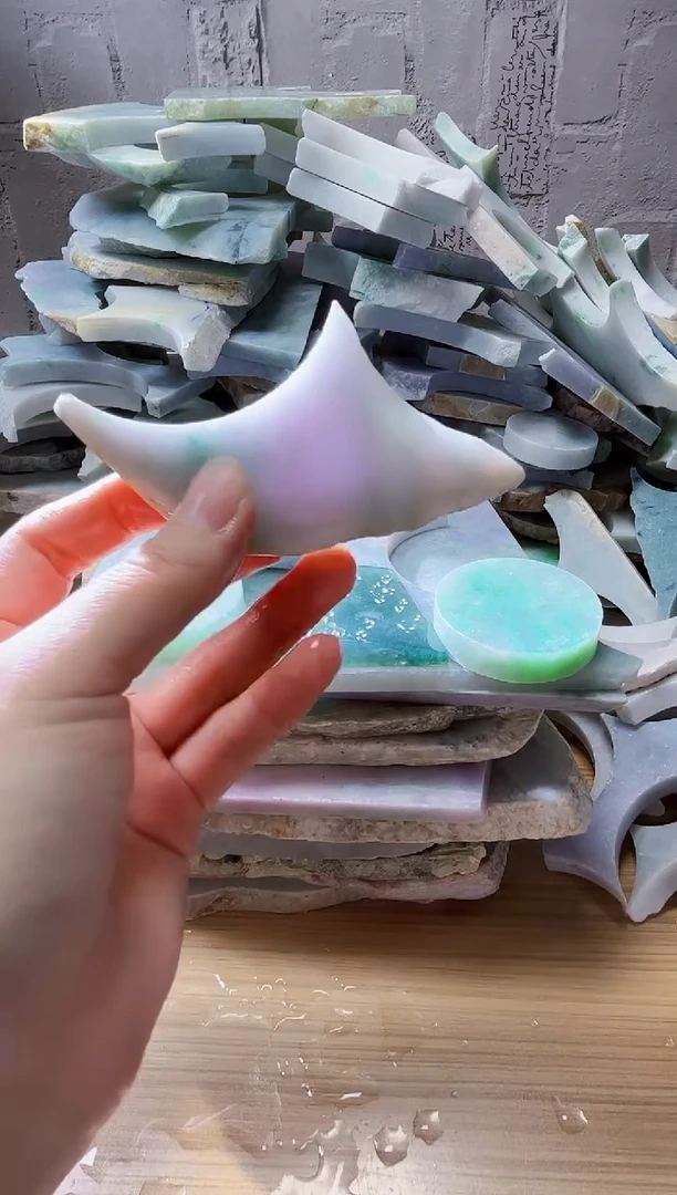 裸石翡翠天然翡翠A货古 南 145