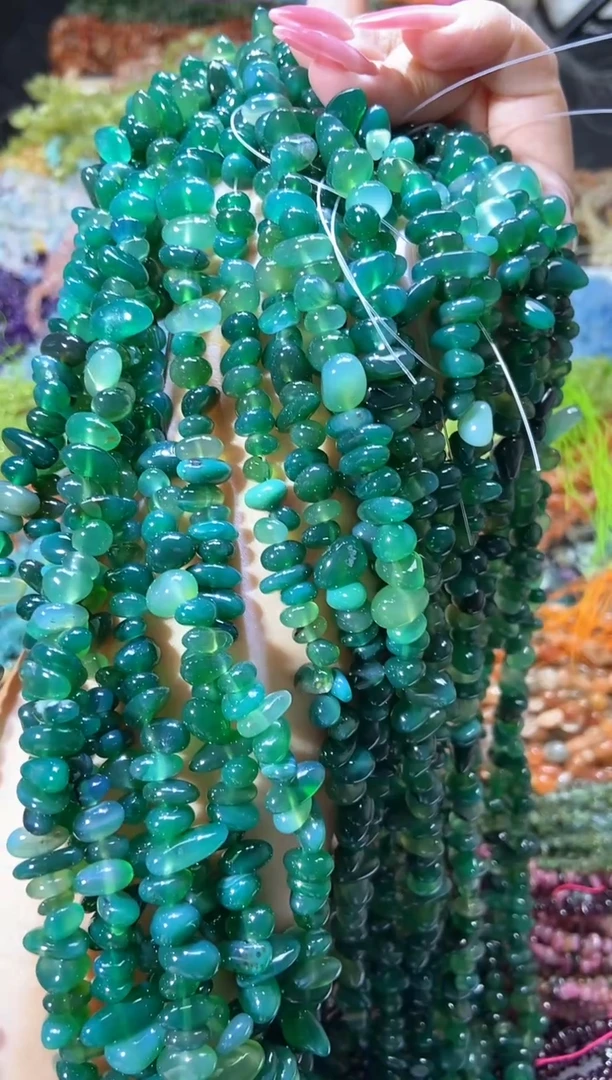 水晶珠宝半成品未镶嵌aaa绿玛