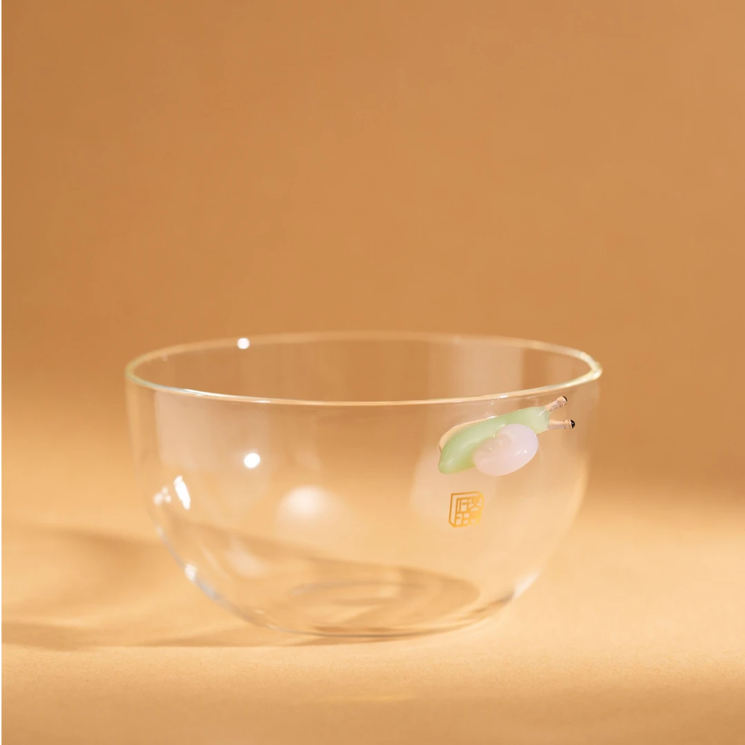JYBL0179 晶焱 蜗牛茶洗·粉玉 建水 茶道零配