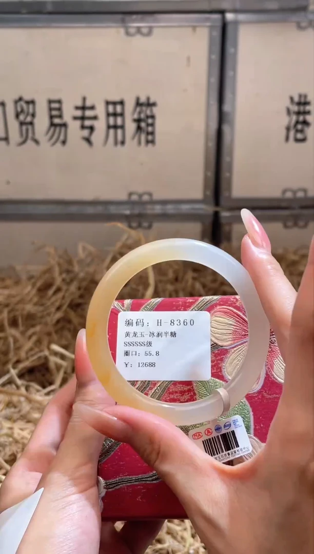 未镶嵌手镯石英质玉H8360