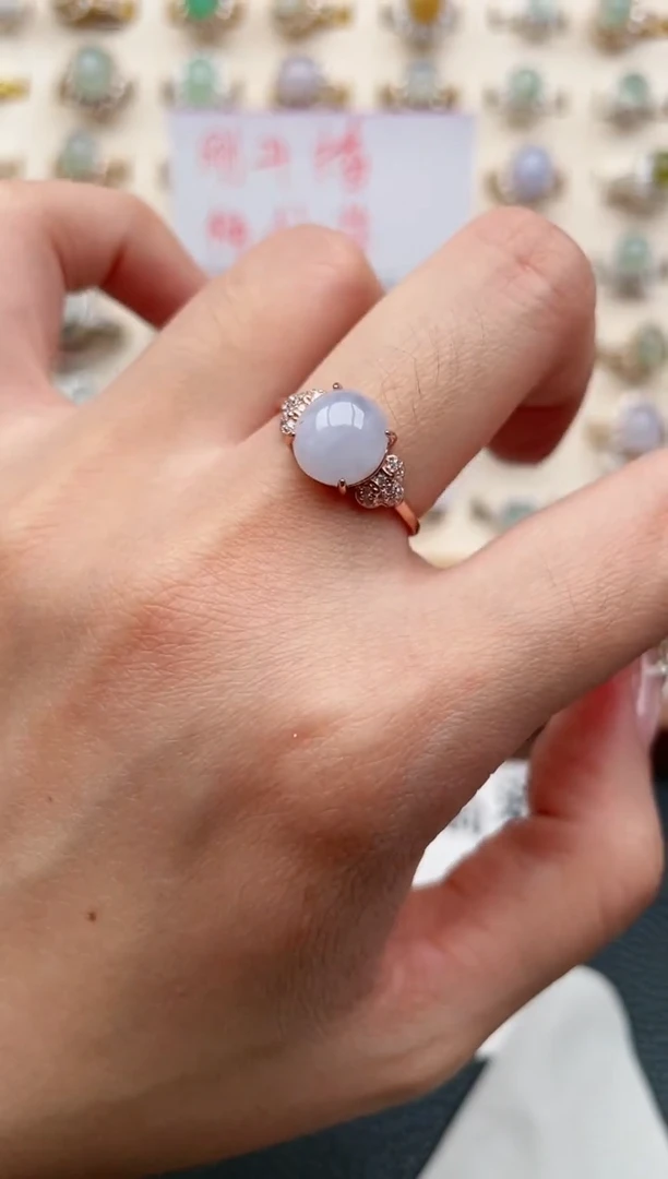 【闪购商品】翡翠戒指银S925镶嵌1111