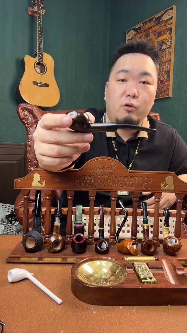石楠木木雕款意大利进口石楠木烟斗