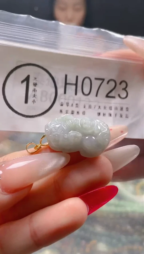 【闪购商品】翡翠颈饰未镶嵌/H/翡翠A货一图一物