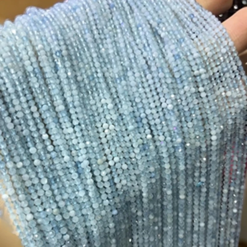 【A124】各色切面小散珠diy饰品配件珠子女款手工隔珠多样性发一