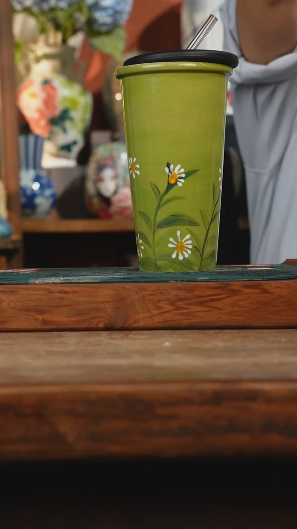 摆件景德镇高温陶瓷 釉下彩