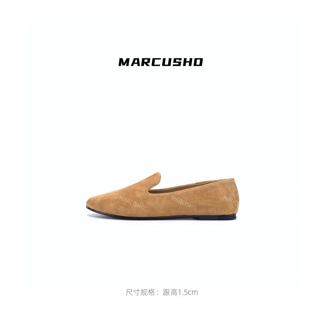 MARCUSHO圆头一脚蹬单鞋D1340