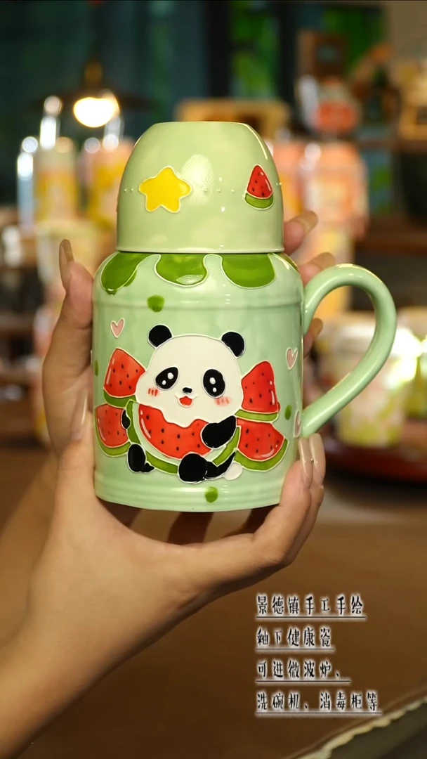 景德镇陶瓷手工手绘&A823