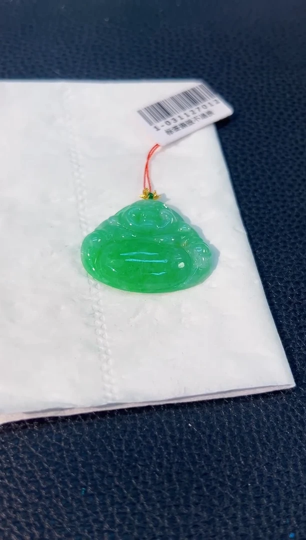 颈饰18K金镶嵌翡翠 缅料A货/支持复检/一件