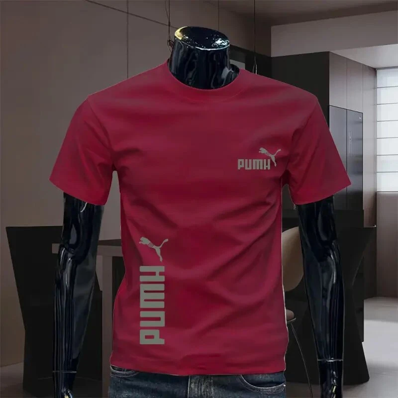 夏季新款重磅纯棉短袖T恤圆领男女情侣夏季潮流宽松休闲半袖上衣