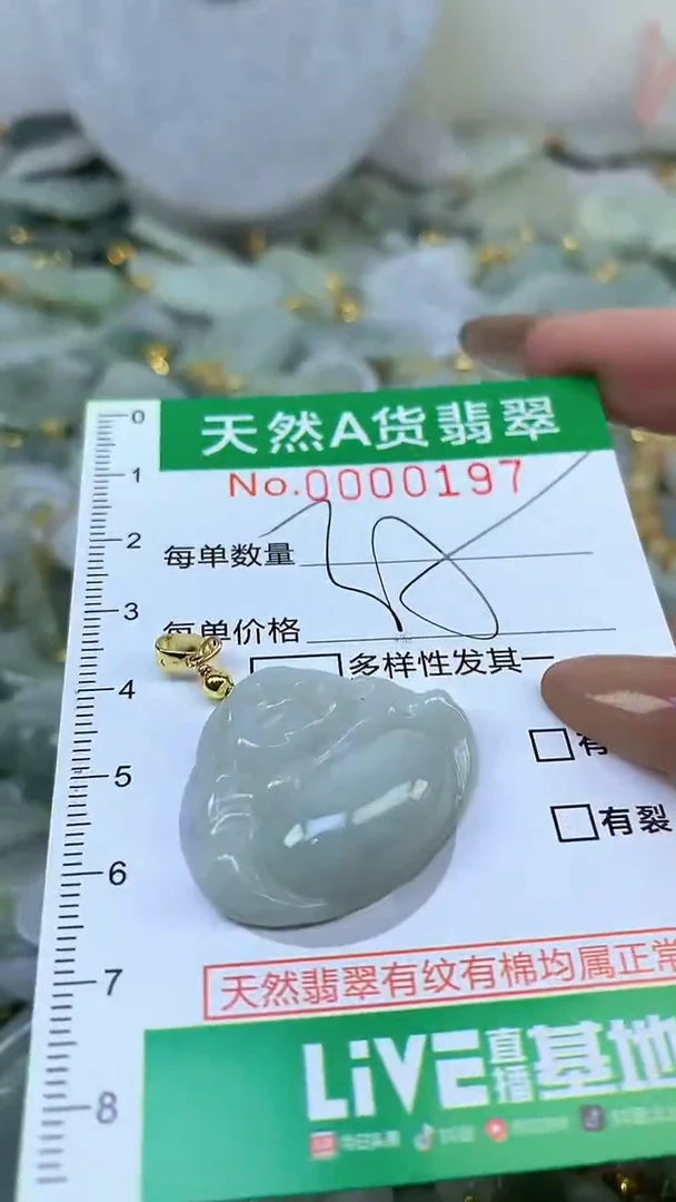 颈饰未镶嵌翡翠未镶嵌天然A货翡翠