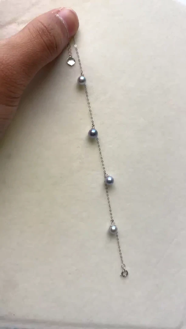 18K金镶嵌手绳海水珍珠