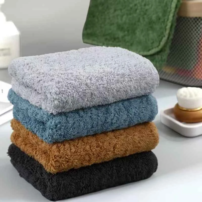 图强新疆长绒棉抗菌浴巾（焦糖棕）