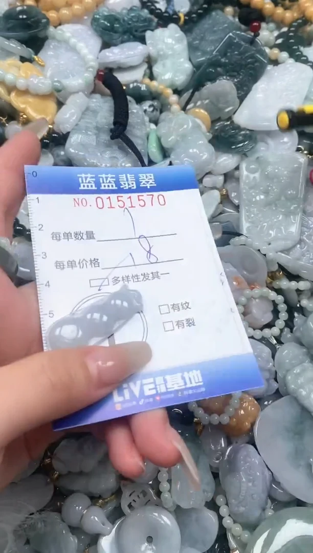 【闪购商品】翡翠颈饰未镶嵌闪购0151570多样性发其一