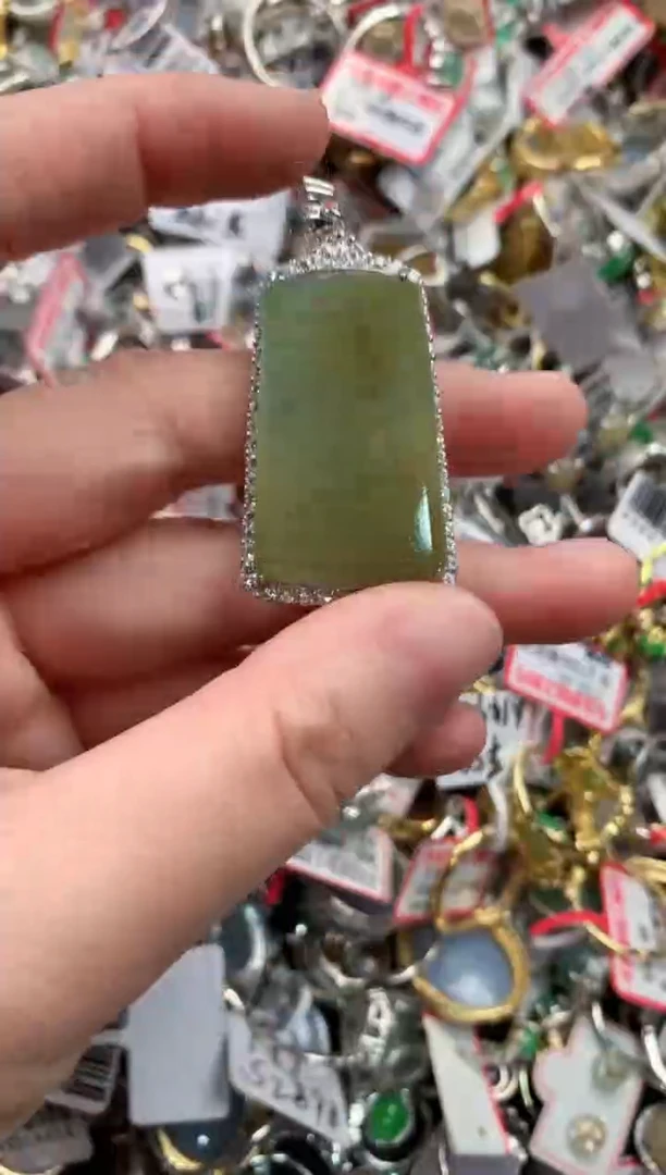 银S925镶嵌戒指翡翠1111     7