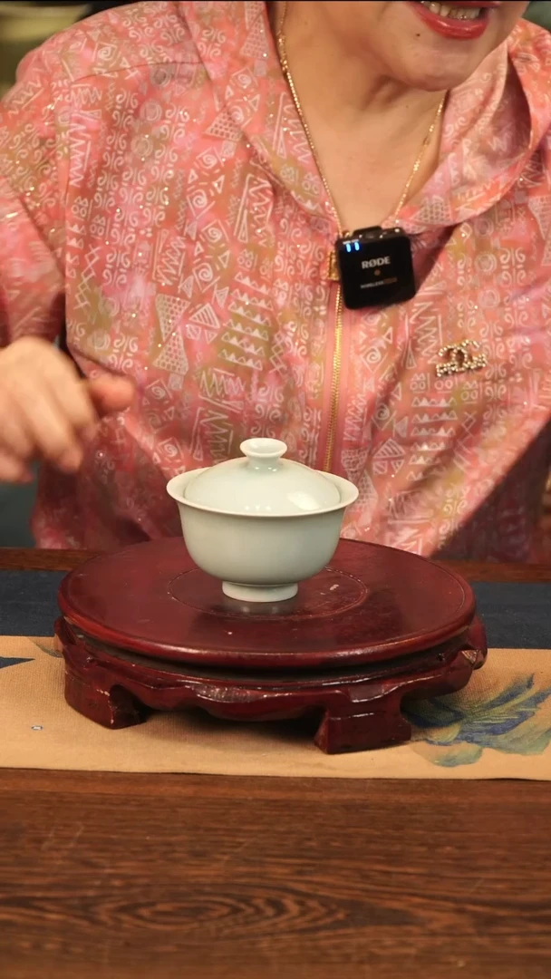 青瓷 粉青 二才盖碗