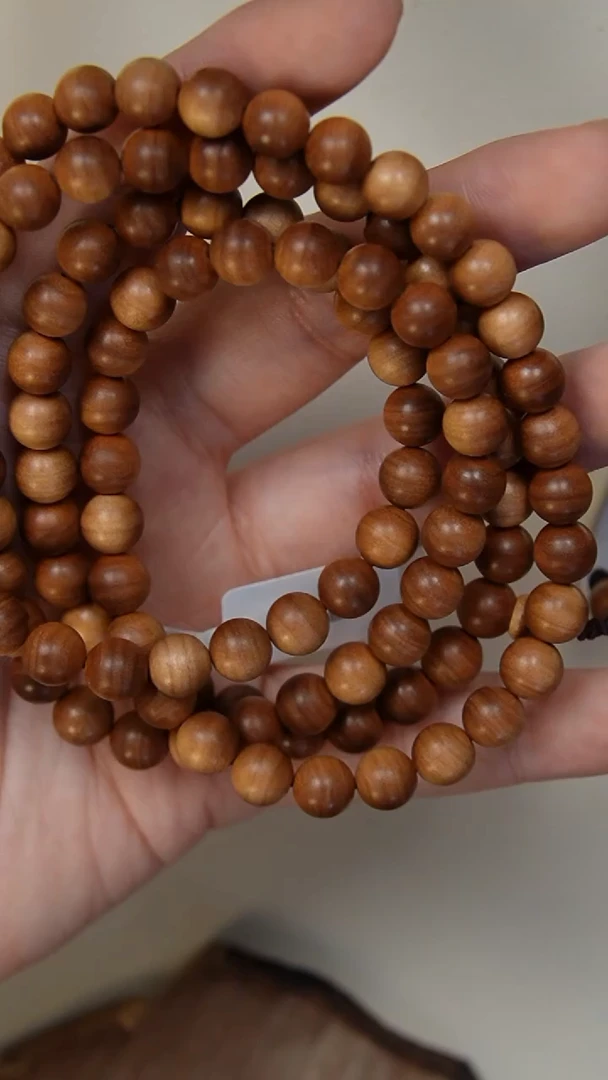 【闪购商品】檀香木手串/手链老山檀香0.8多圈108颗供奉料