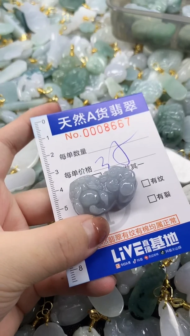 颈饰未镶嵌翡翠D****I天然A货翡翠