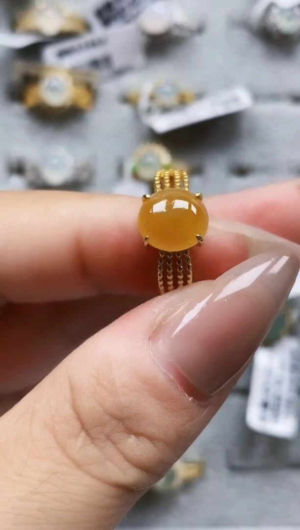 银S925镶嵌戒指翡翠1293