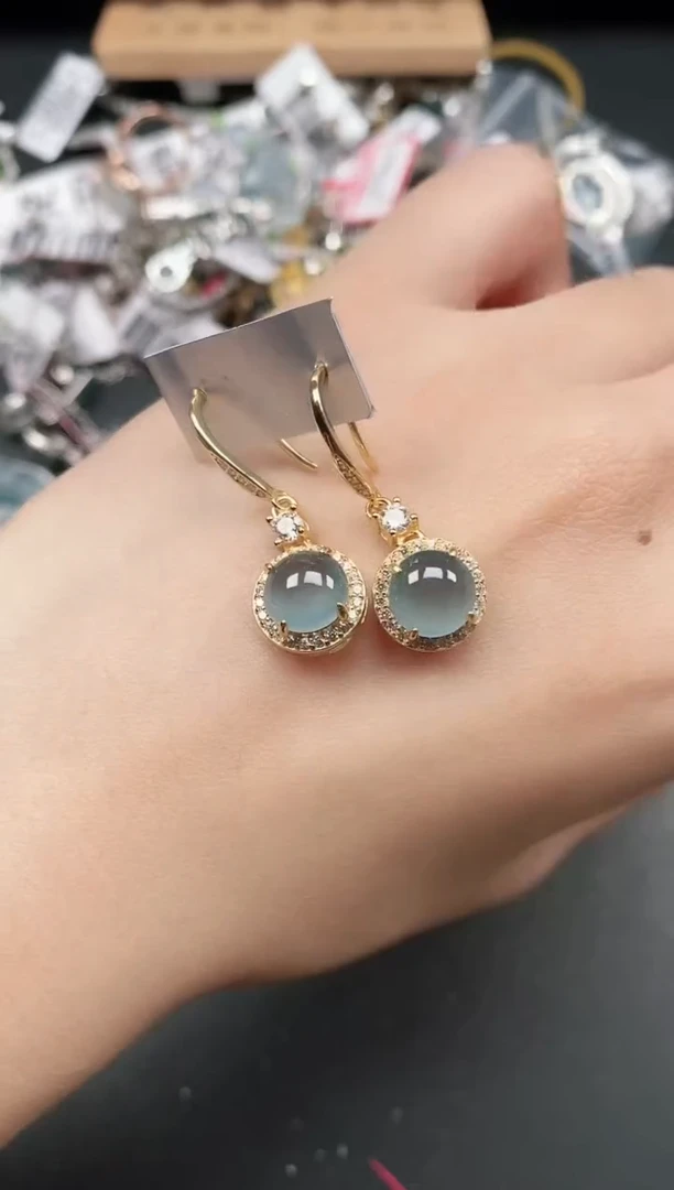 银S925镶嵌戒指翡翠11111