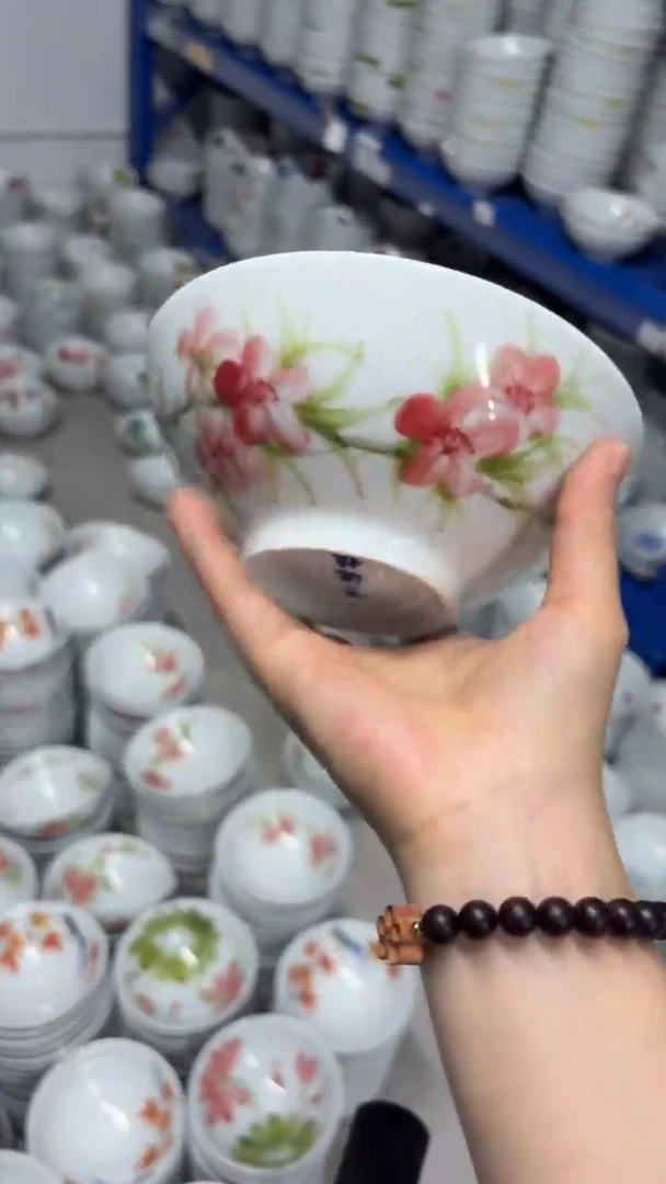 景德镇手绘釉中彩（食品级）壮壮碗