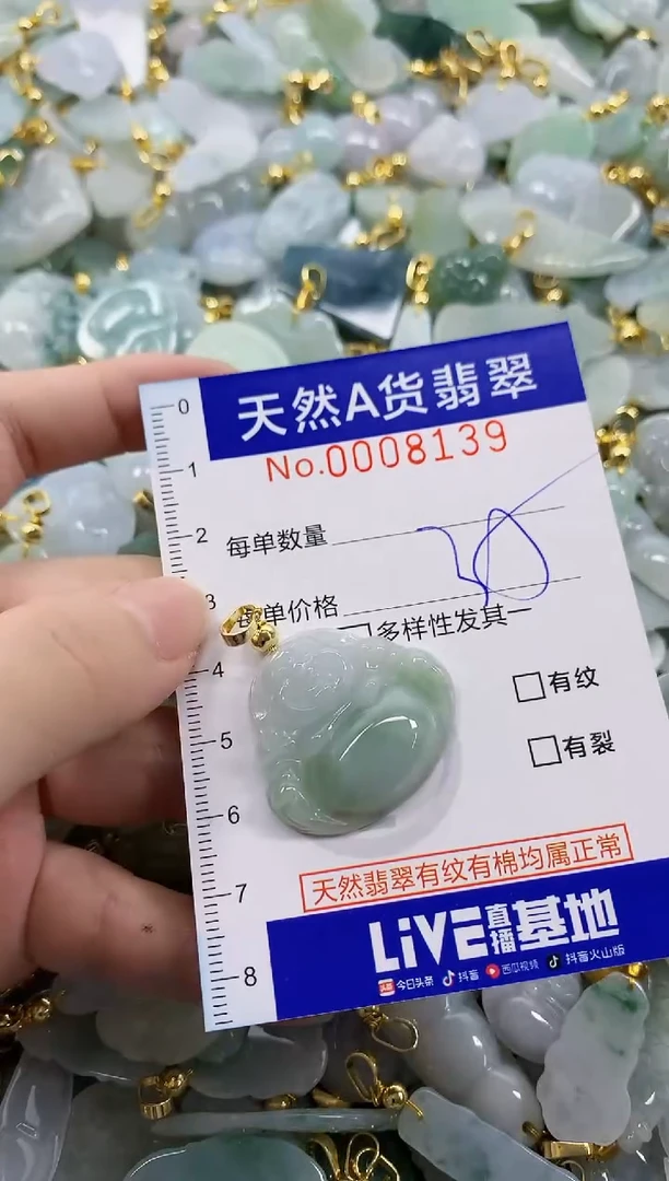 颈饰未镶嵌翡翠天然A货翡翠