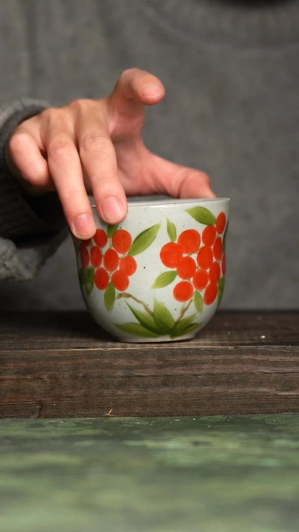 【闪购商品】杯青诗手工手绘瓷器