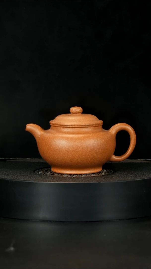 【闪购商品】紫砂茶壶明清老宕口葵金砂掇只260cc