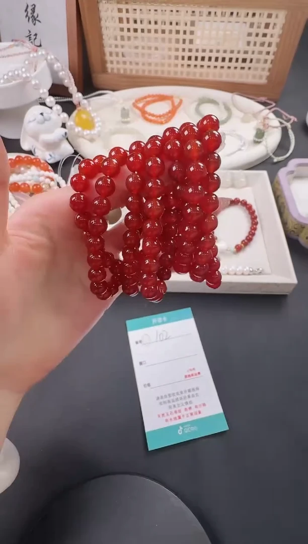 玛瑙/玉髓未镶嵌手串102拍一发一