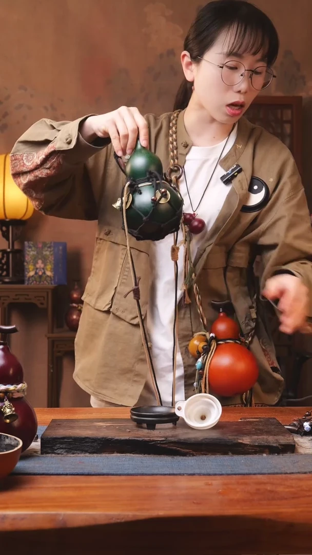 【闪购商品】139号精品大漆葫芦防腐防渗装水茶酒