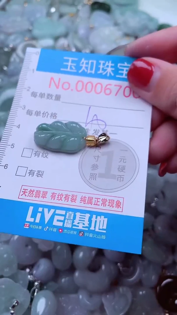 吊坠(不含链)未镶嵌翡翠6700