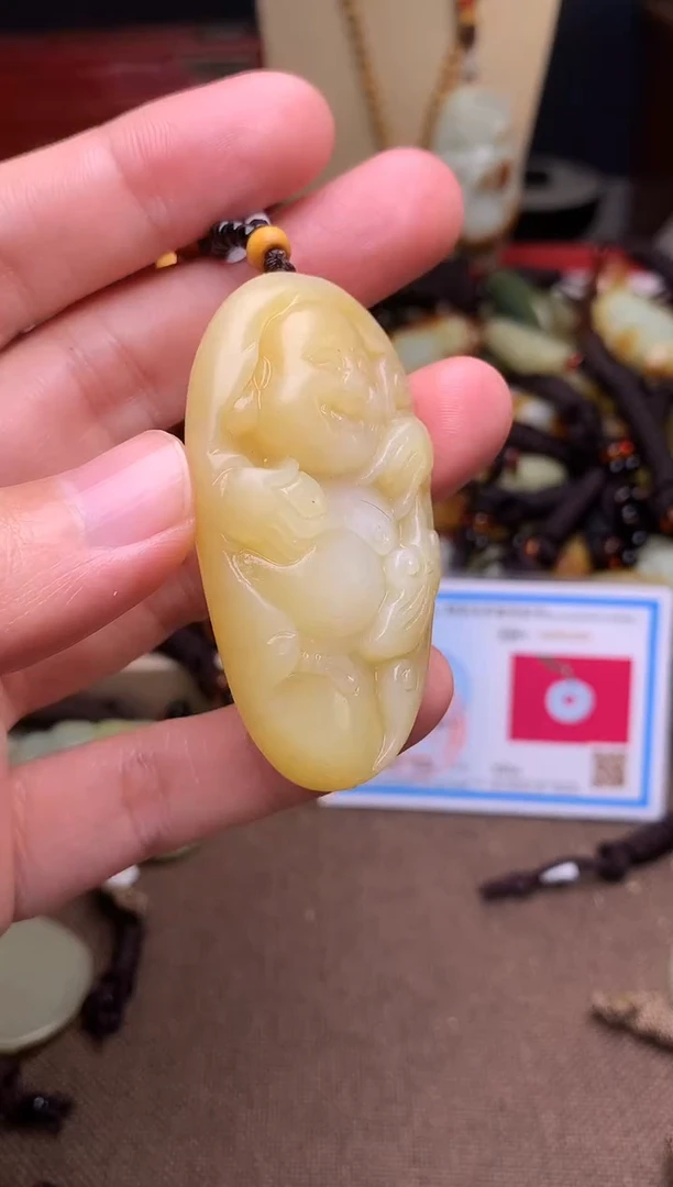 颈饰未镶嵌和田玉新疆料青海料清水和田玉吊坠