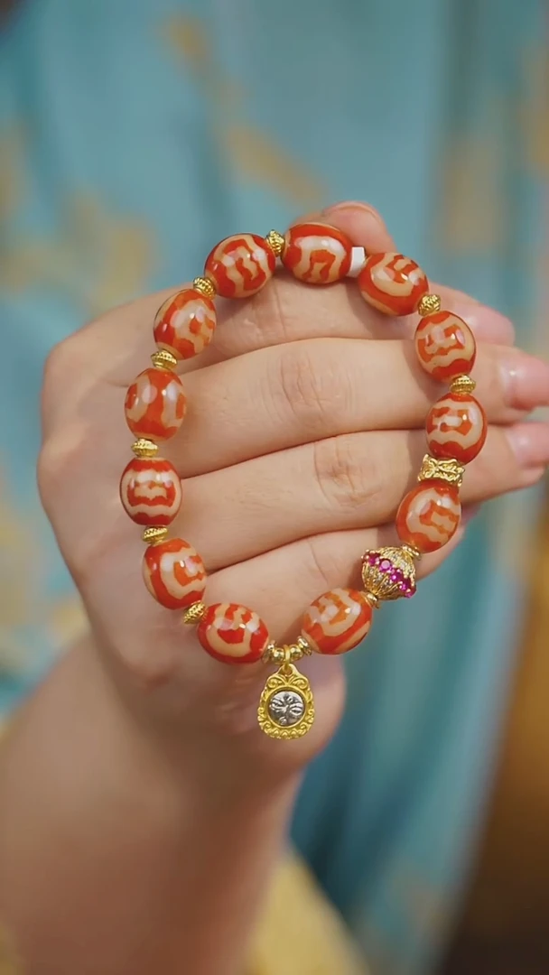 玛瑙/玉髓手串未镶嵌多样性发其一