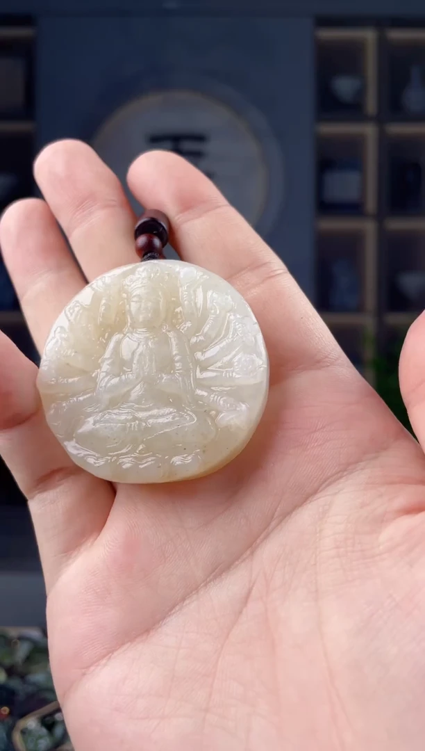 颈饰未镶嵌和田玉拍一发一，多样性发货