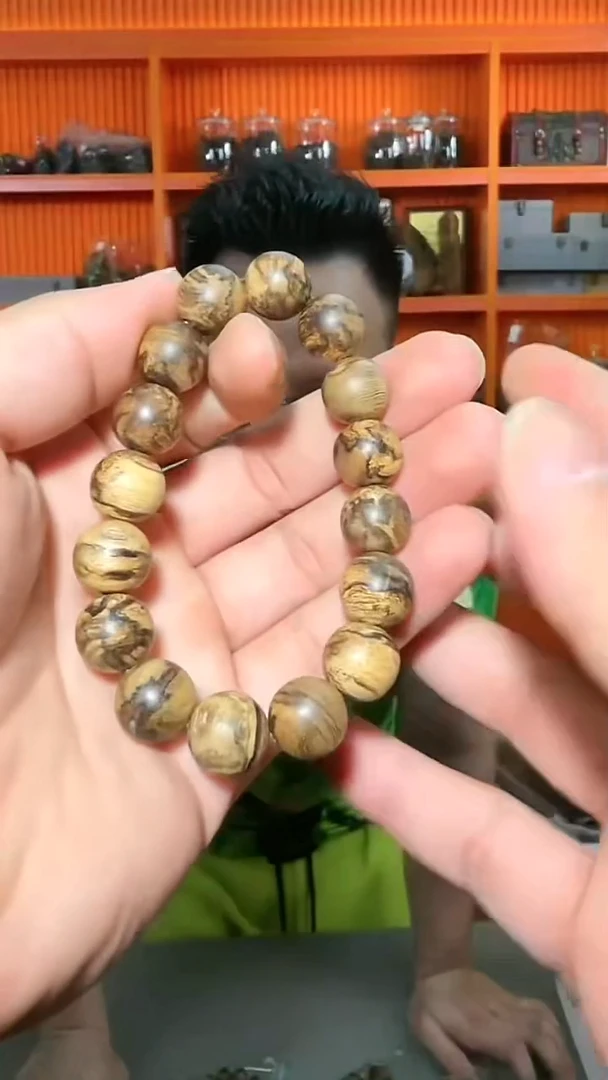 沉香手串89号单圈多样性发一