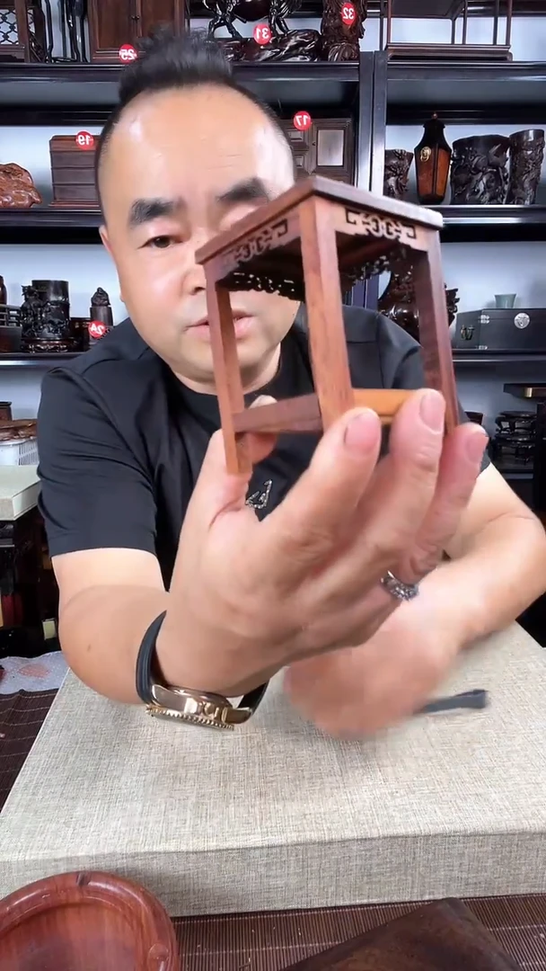 木茶几老李红木工艺品