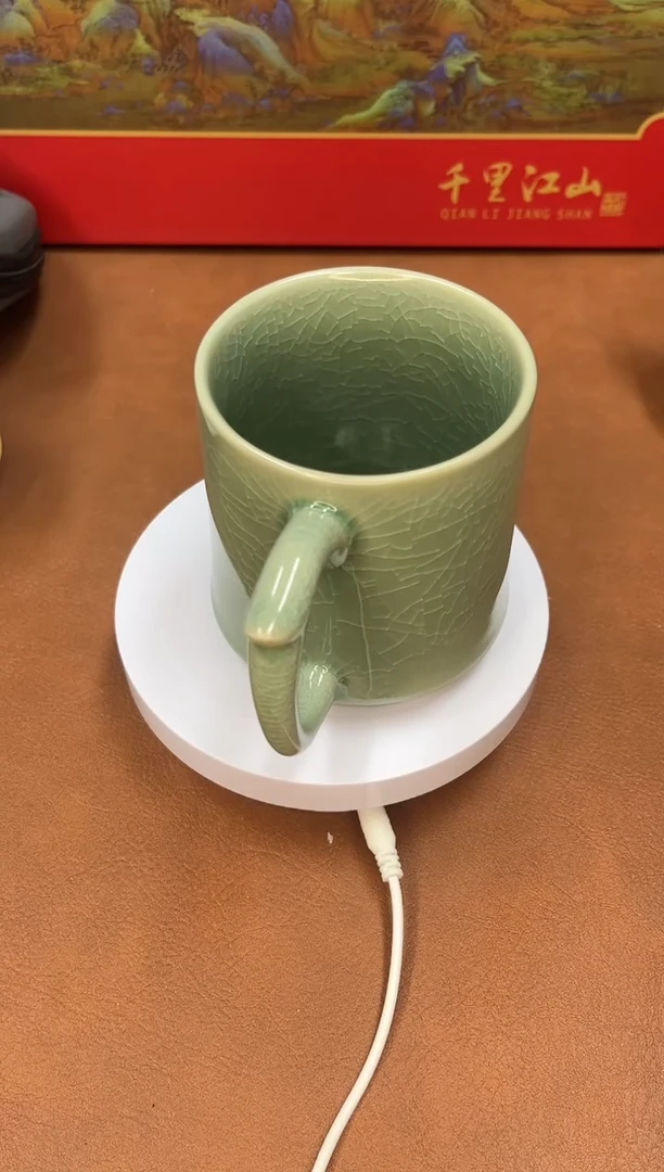 哥窑冰裂纹水杯马克杯