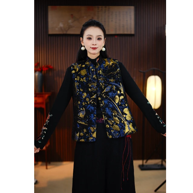 【清翊】小鱼高定新中式国风妈妈装国风加棉马甲
